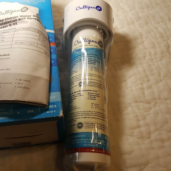 Culligan IC-EZ-3 EZ Change Inline Icemaker and Refrigerator Filtration System - Picture 2 of 9